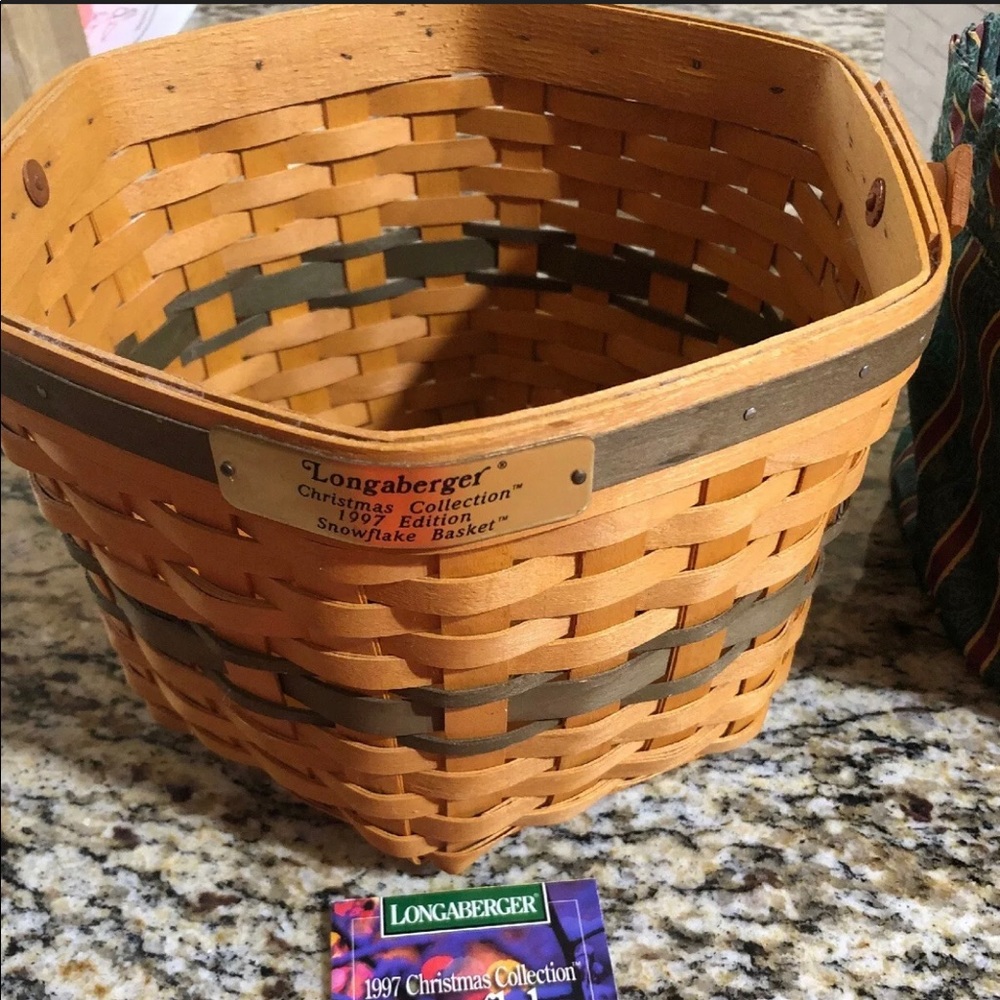 Longaberger 1997 Christmas basket combo